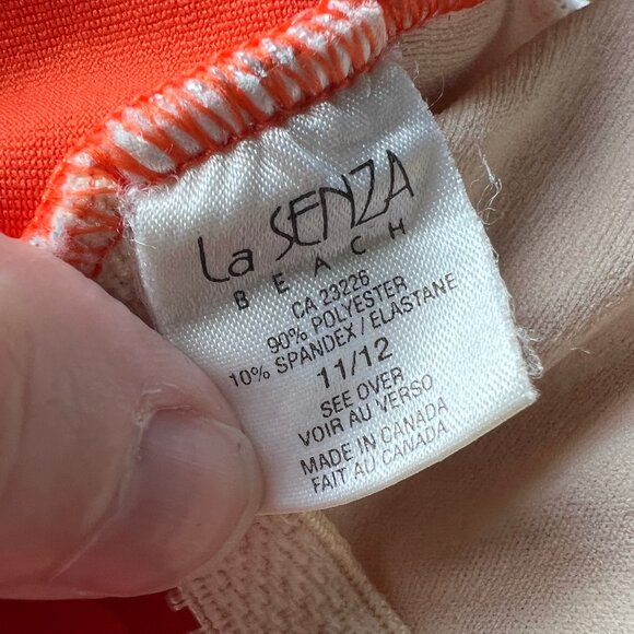 Vintage 90s Y2K One Piece Swimsuit Open Back Backless Sporty Athletic Beach Swim - Picture 4 of 7